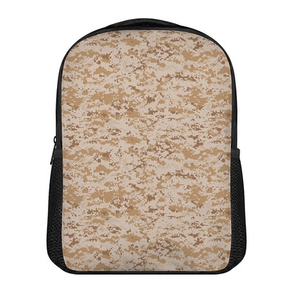 Desert Digital Camo Pattern Print Casual Backpack