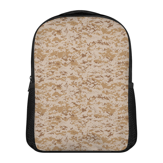 Desert Digital Camo Pattern Print Casual Backpack