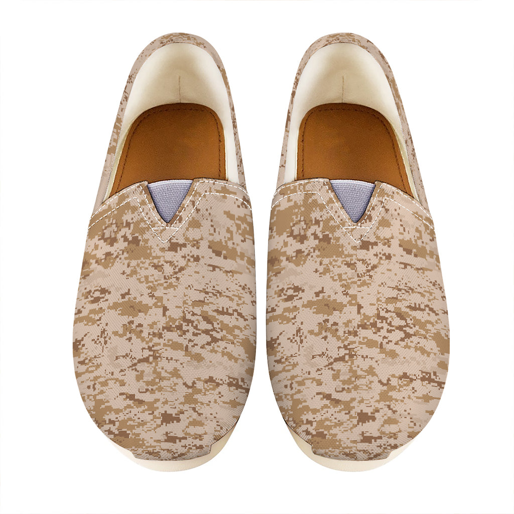 Desert Digital Camo Pattern Print Casual Shoes