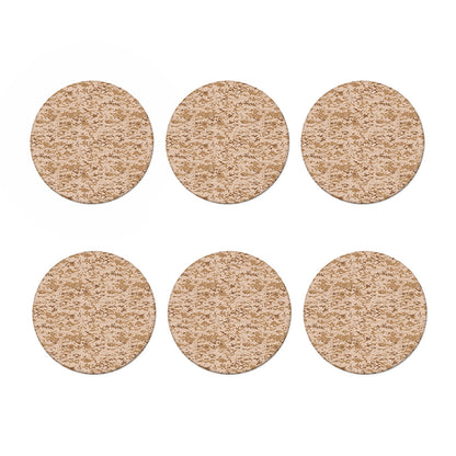 Desert Digital Camo Pattern Print Coaster Set
