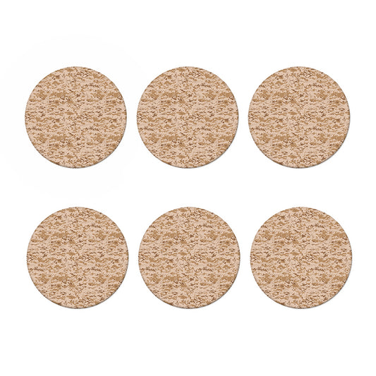 Desert Digital Camo Pattern Print Coaster Set