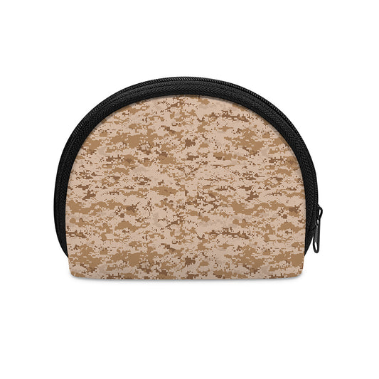 Desert Digital Camo Pattern Print Coin Purse