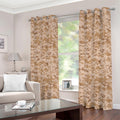 Desert Digital Camo Pattern Print Extra Wide Grommet Curtains