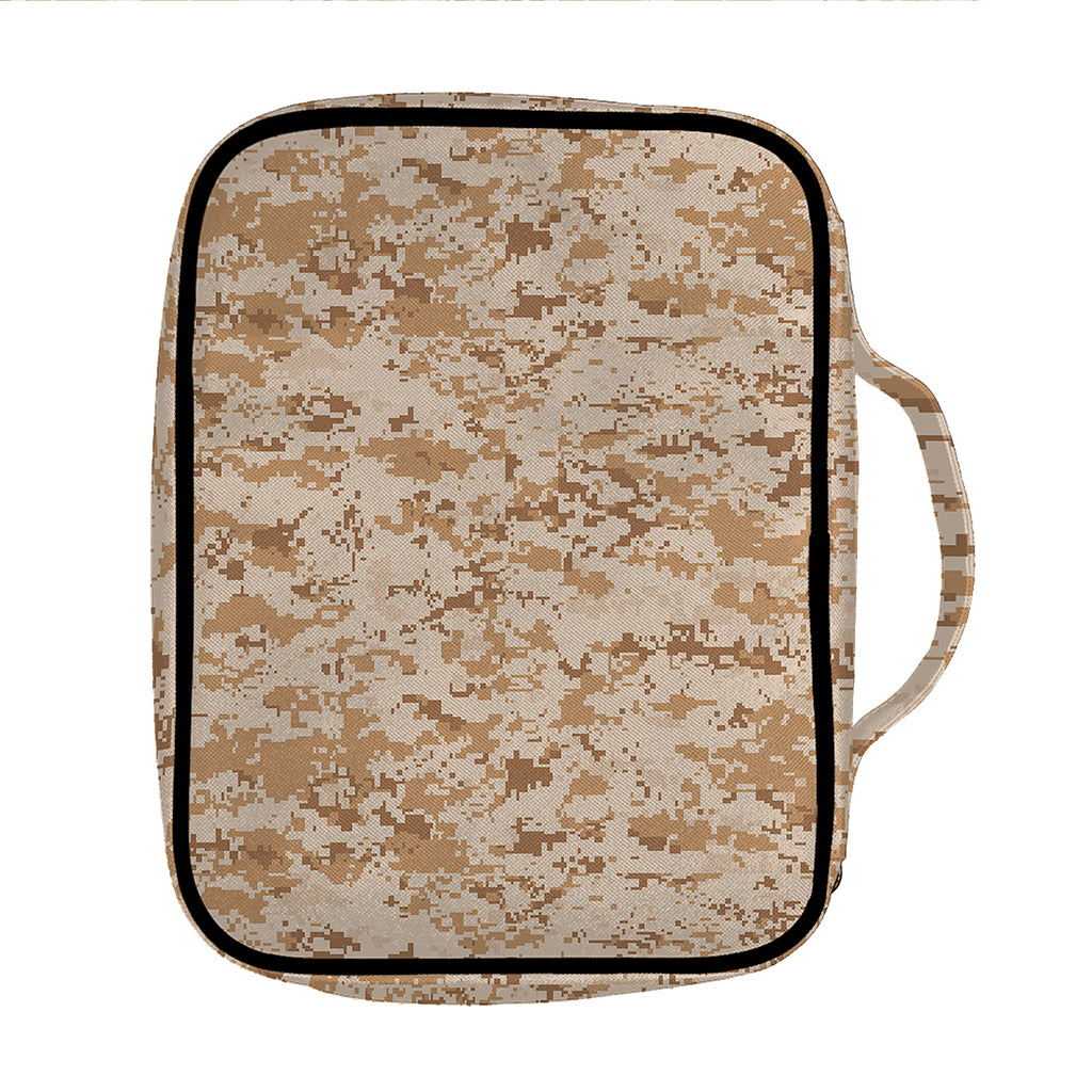 Desert Digital Camo Pattern Print Front Pocket Bible Bag