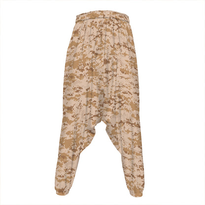 Desert Digital Camo Pattern Print Hammer Pants