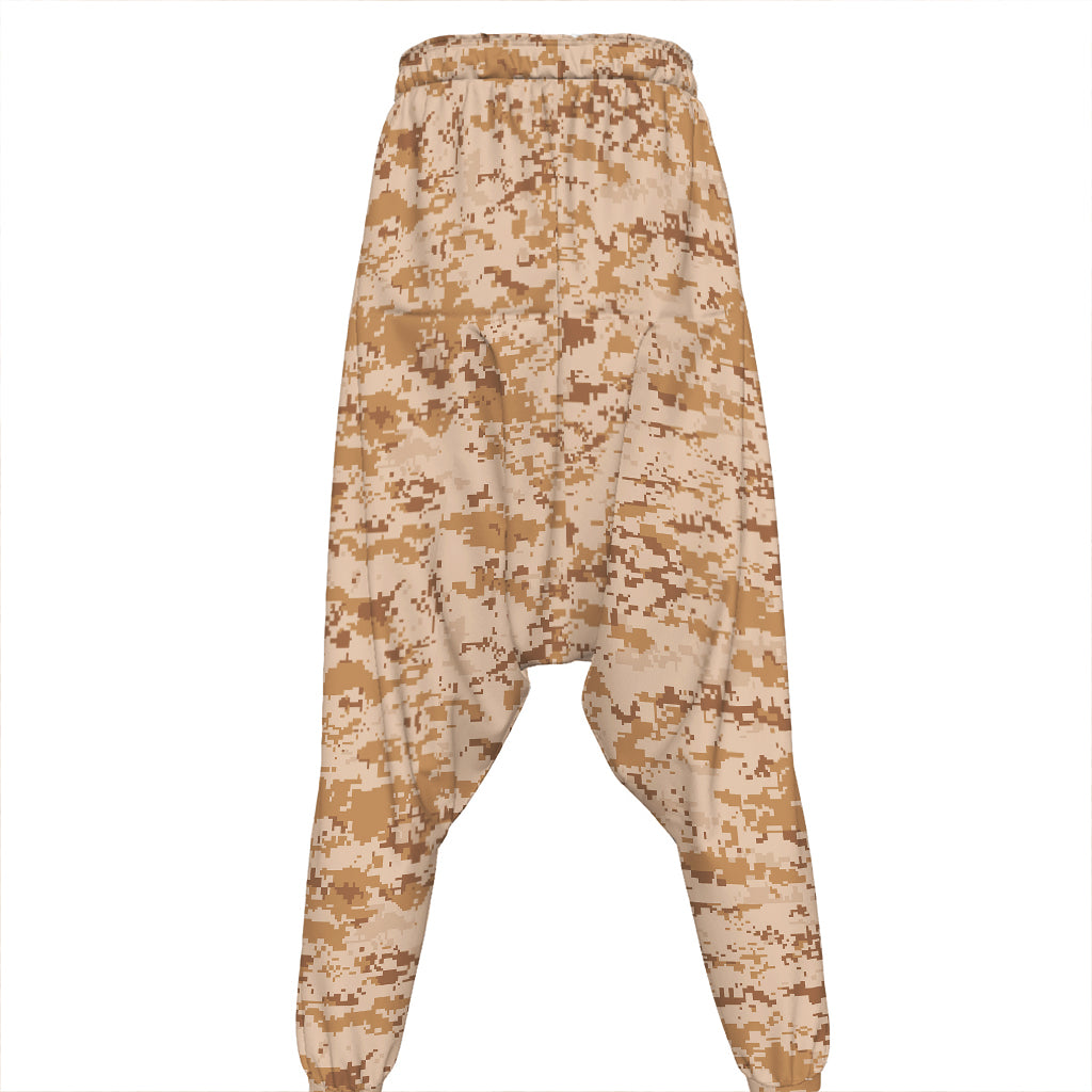 Desert Digital Camo Pattern Print Hammer Pants