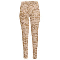 Desert Digital Camo Pattern Print High-Waisted Pocket Leggings