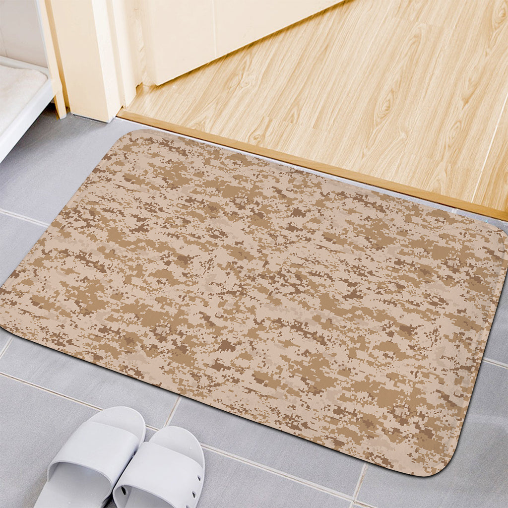 Desert Digital Camo Pattern Print Indoor Door Mat