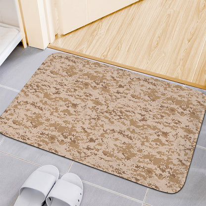 Desert Digital Camo Pattern Print Indoor Door Mat