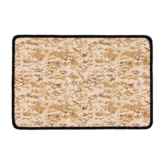 Desert Digital Camo Pattern Print Kitchen Mat