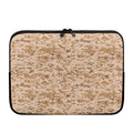 Desert Digital Camo Pattern Print Laptop Sleeve