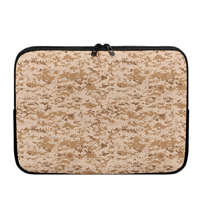 Desert Digital Camo Pattern Print Laptop Sleeve