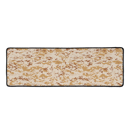 Desert Digital Camo Pattern Print Long Kitchen Mat