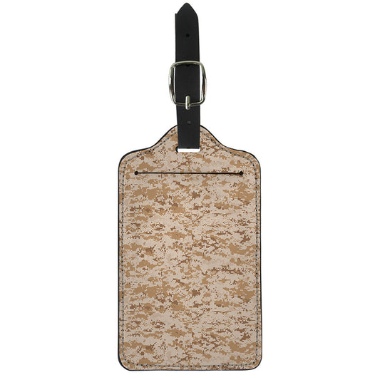 Desert Digital Camo Pattern Print Luggage Tag