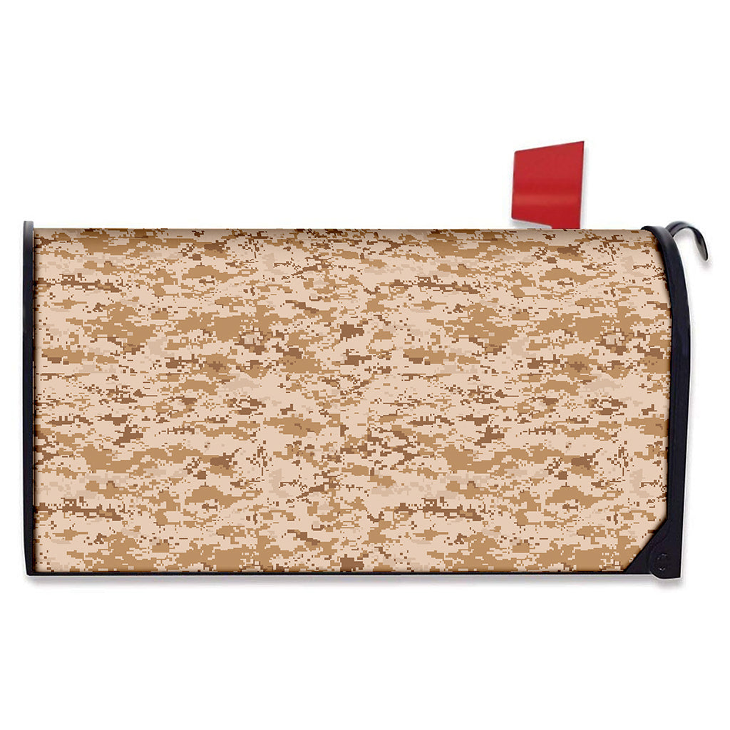 Desert Digital Camo Pattern Print Mailbox Cover