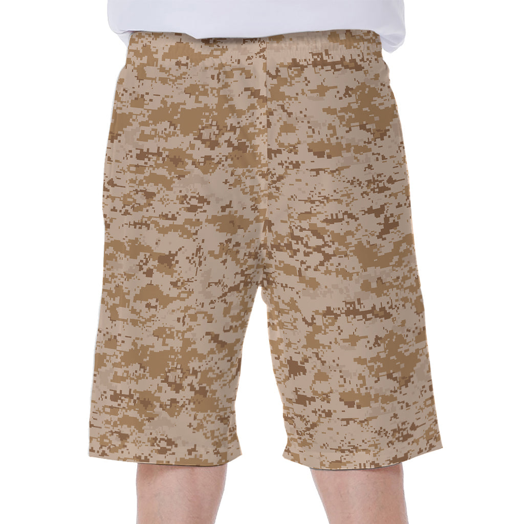 Desert Digital Camo Pattern Print Men's Beach Shorts