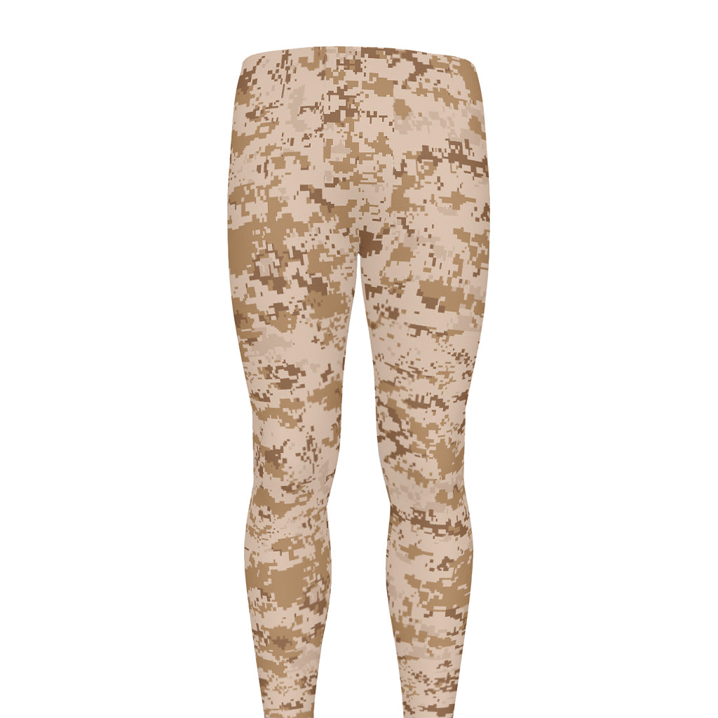 Desert Digital Camo Pattern Print Men's leggings