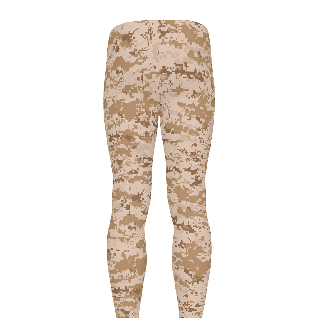 Desert Digital Camo Pattern Print Men's leggings