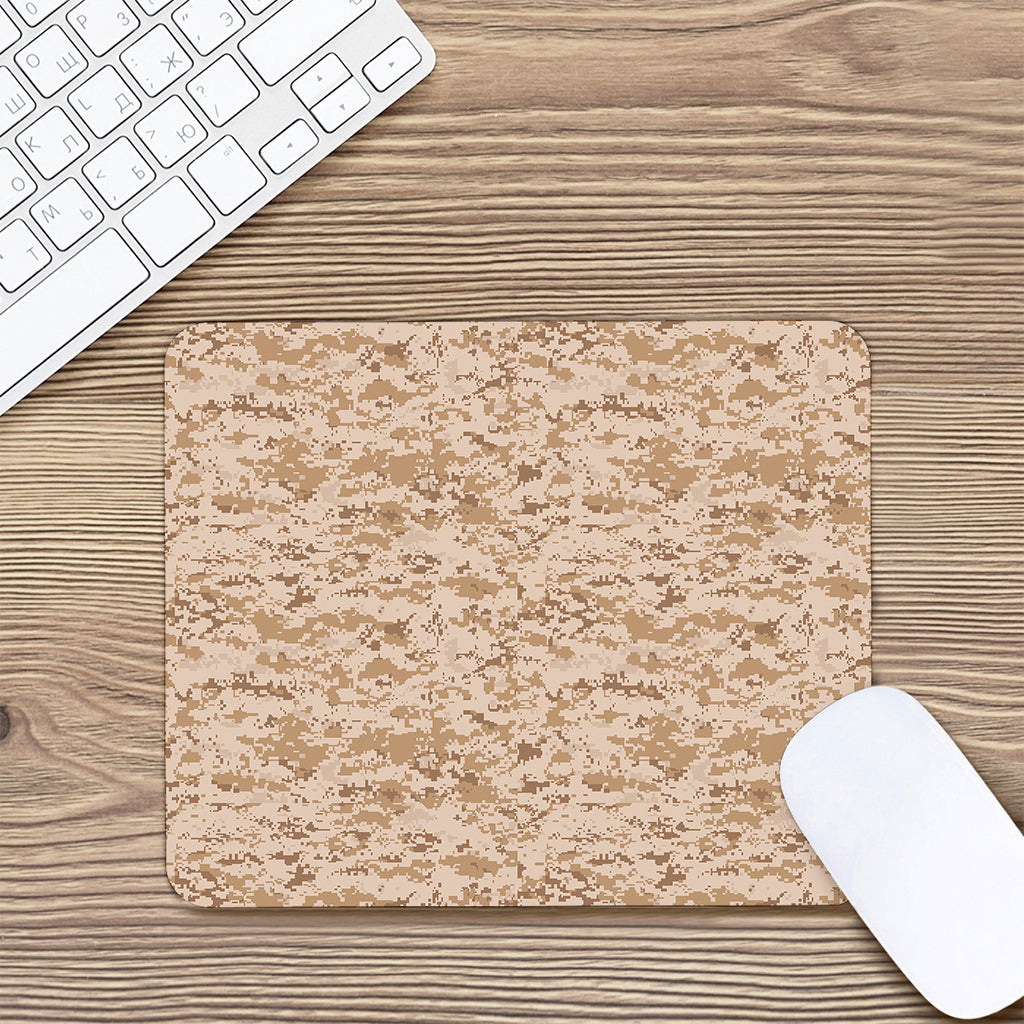 Desert Digital Camo Pattern Print Mouse Pad