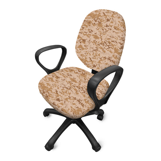 Desert Digital Camo Pattern Print Office Chair Cover