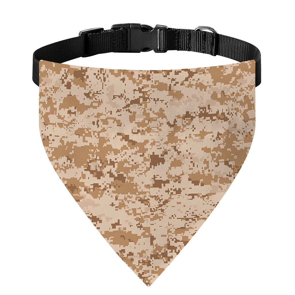 Desert Digital Camo Pattern Print Over The Collar Dog Bandana