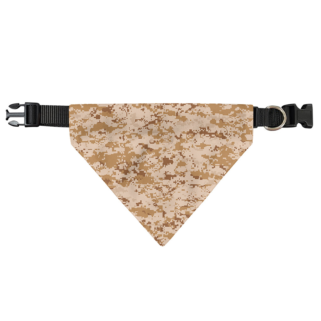 Desert Digital Camo Pattern Print Over The Collar Dog Bandana