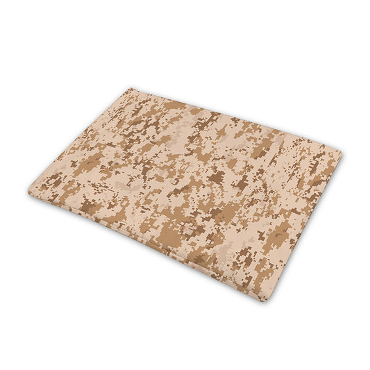 Desert Digital Camo Pattern Print Pet Cooling Mat Cover
