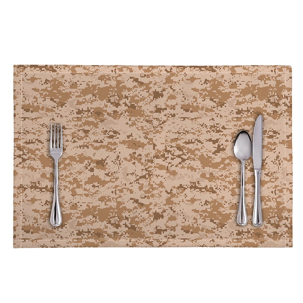 Desert Digital Camo Pattern Print Placemat