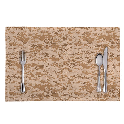Desert Digital Camo Pattern Print Placemat