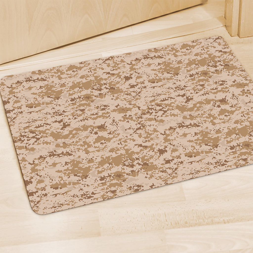 Desert Digital Camo Pattern Print Polyester Doormat