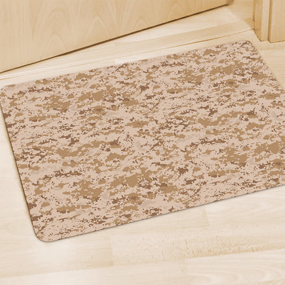 Desert Digital Camo Pattern Print Polyester Doormat