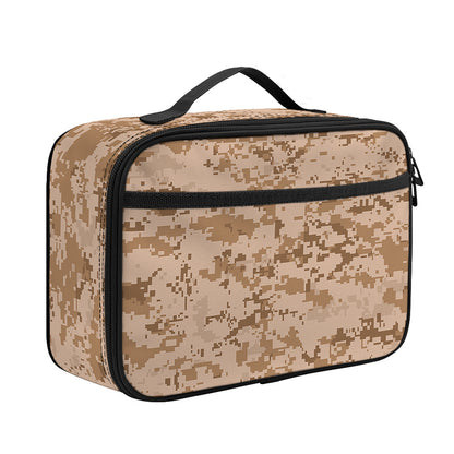 Desert Digital Camo Pattern Print Portable Lunch Bag