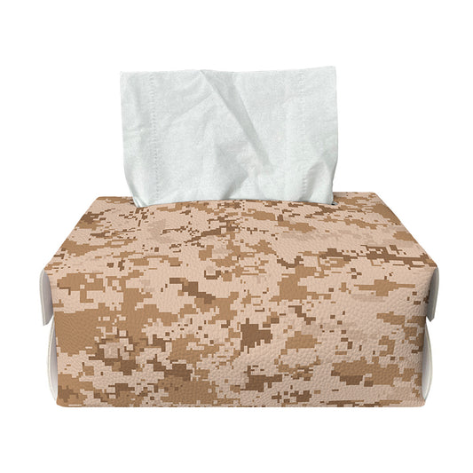 Desert Digital Camo Pattern Print Rectangle Tissue Box Cover