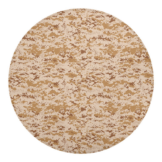 Desert Digital Camo Pattern Print Round Blanket