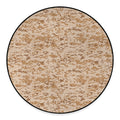 Desert Digital Camo Pattern Print Round Floor Mat