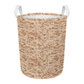 Desert Digital Camo Pattern Print Round Laundry Basket