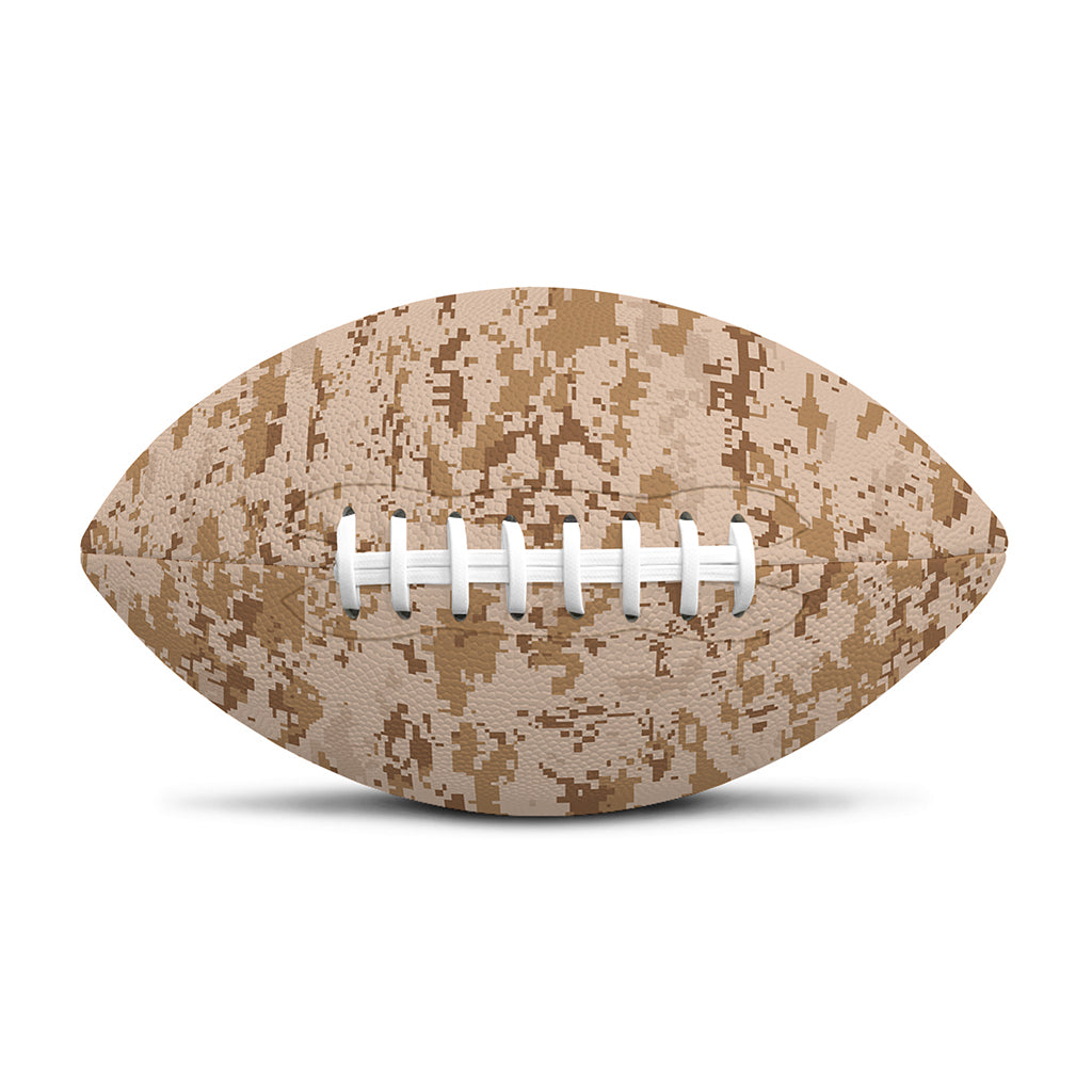 Desert Digital Camo Pattern Print Rugby Ball