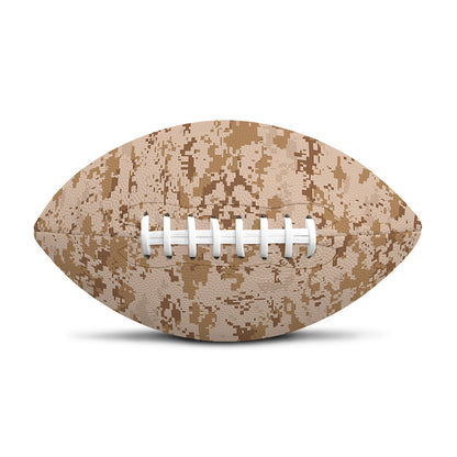 Desert Digital Camo Pattern Print Rugby Ball