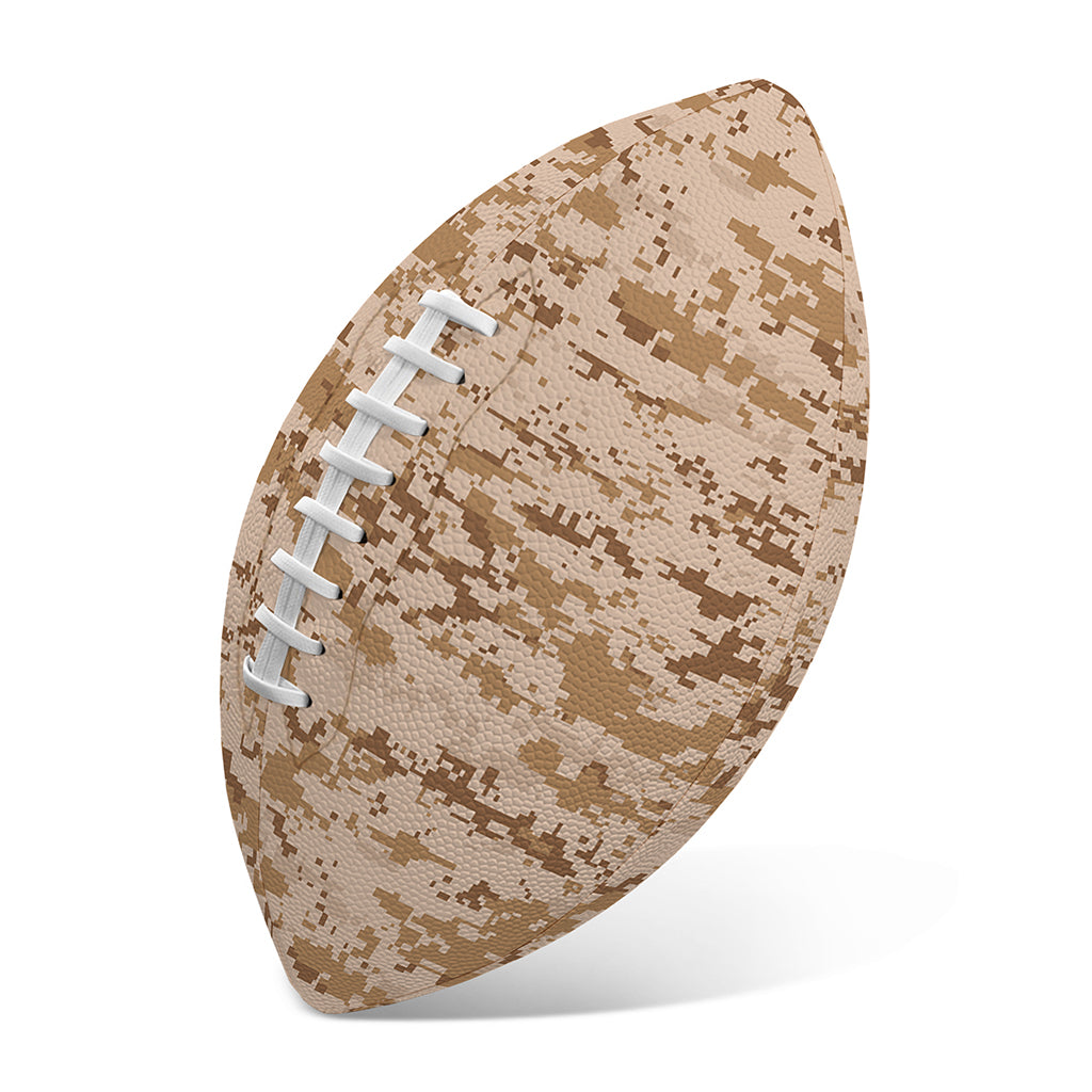 Desert Digital Camo Pattern Print Rugby Ball