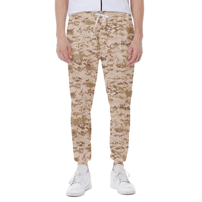 Desert Digital Camo Pattern Print Scuba Joggers