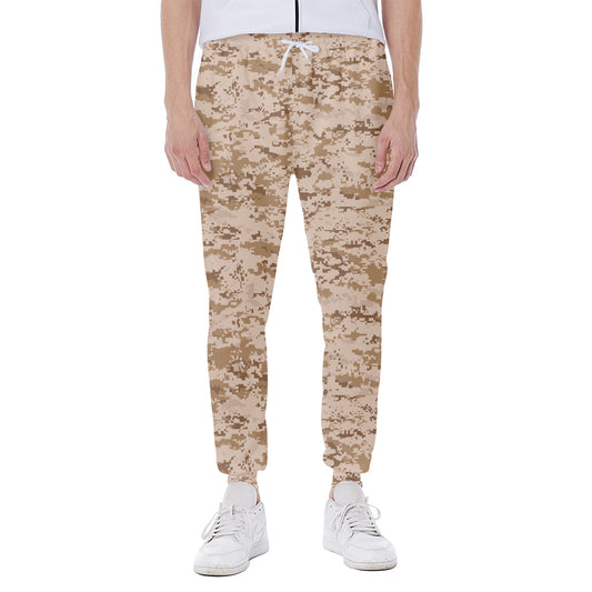 Desert Digital Camo Pattern Print Scuba Joggers