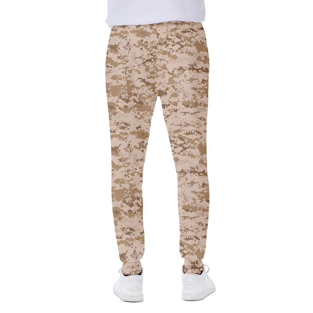 Desert Digital Camo Pattern Print Scuba Joggers