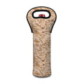 Desert Digital Camo Pattern Print Single Neoprene Wine Tote