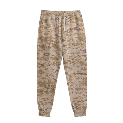 Desert Digital Camo Pattern Print Sweatpants