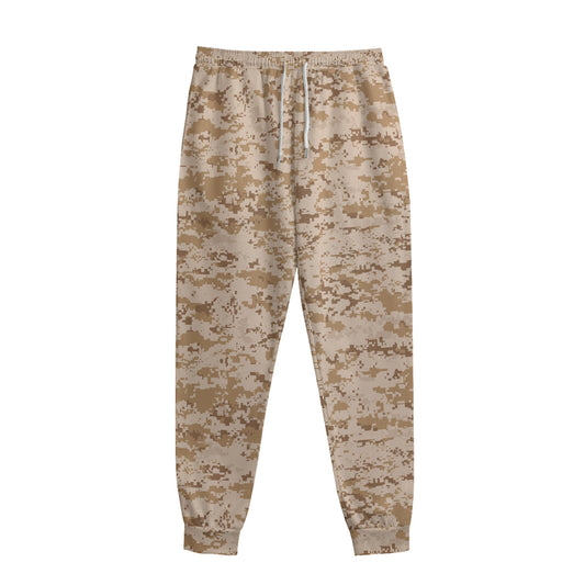 Desert Digital Camo Pattern Print Sweatpants