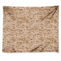 Desert Digital Camo Pattern Print Tapestry