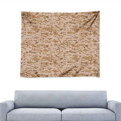 Desert Digital Camo Pattern Print Tapestry