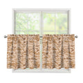 Desert Digital Camo Pattern Print Tier Curtains