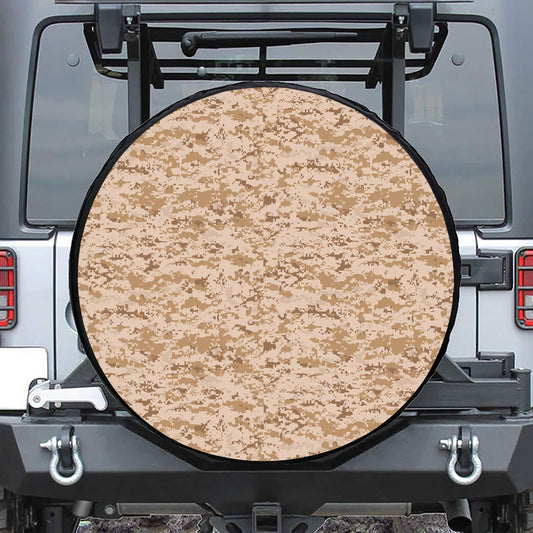 Desert Digital Camo Pattern Print Tire Cover