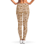 Desert Digital Camo Pattern Print Women's Leggings